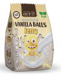 KULKI KUKURYDZIANE O SMAKU WANILIOWYM Bezglutenowe 375 g - Jerry Gluten Out