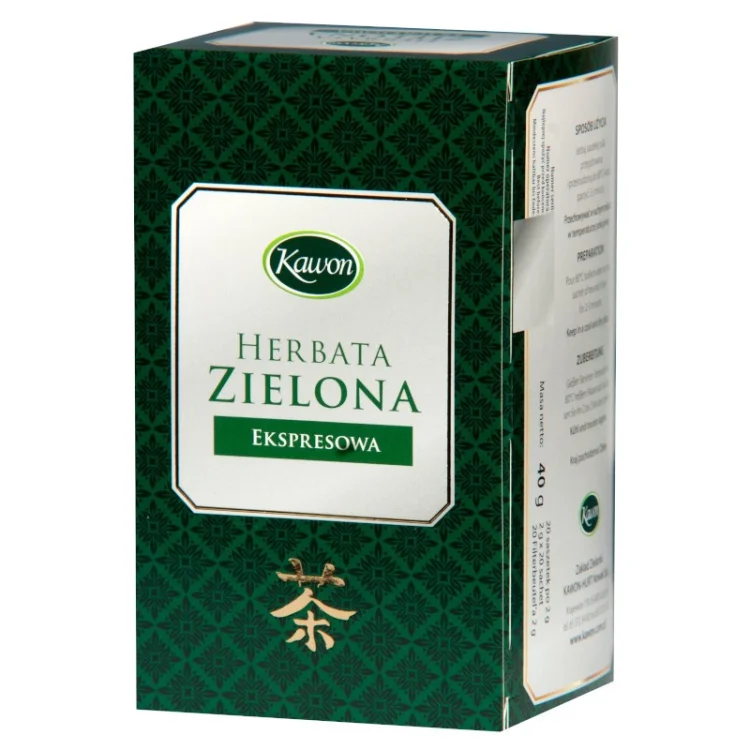 Herbata ZIELONA expresowa 20x2g Kawon