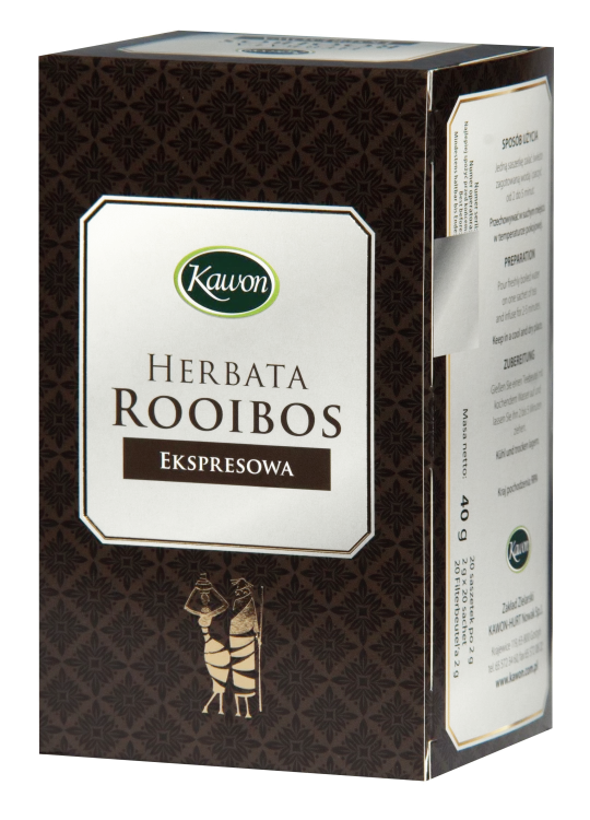Herbata ROOIBOS ekspressowa 20x2g Kawon