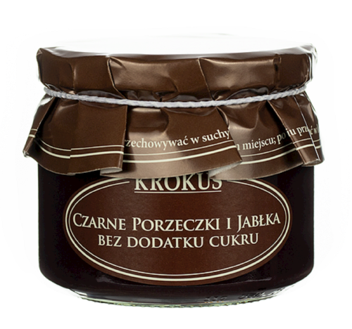 CZARNE PORZECZKI I JABŁKA bez dodatku cukru 310 g - Krokus