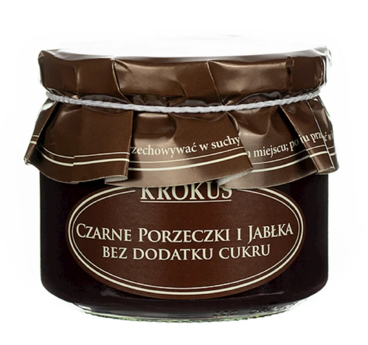 CZARNE PORZECZKI I JABŁKA bez dodatku cukru 310 g - Krokus