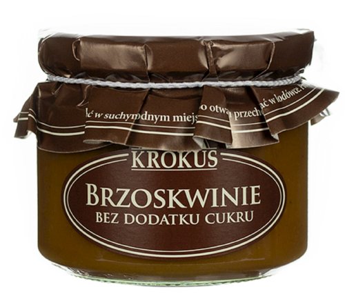 BRZOSKWINIE bez dodatku cukru 310 g - Krokus