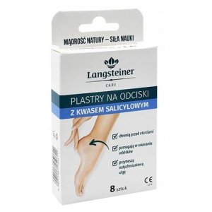 Plastry na odciski z kwasem salicylowym  - 8 sztuk