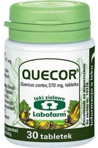 QUECOR 30 tabletek Labofarm - Lek na biegunki