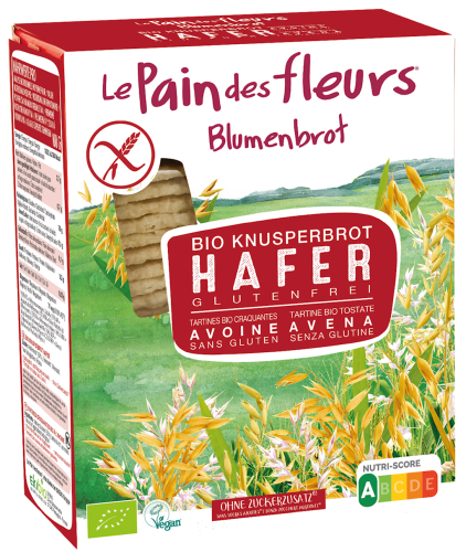 PIECZYWO CHRUPKIE OWSIANE Bezglutenowe BIO 150 g - Le Pain Des Fleurs