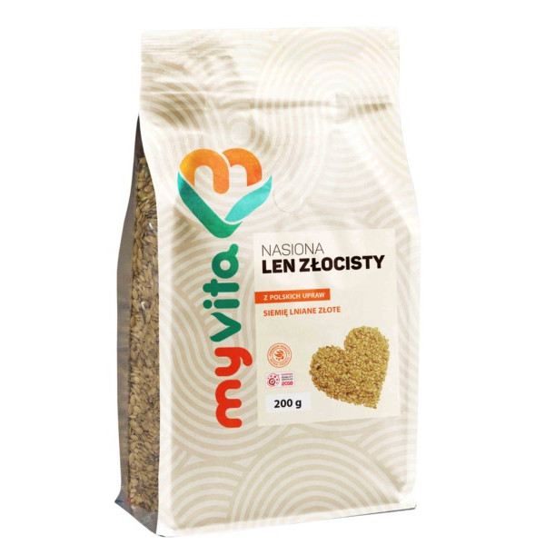 LEN ZŁOCISTY 200 g Myvita