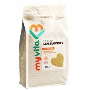 LEN ZŁOTY mielony 200g MyVita