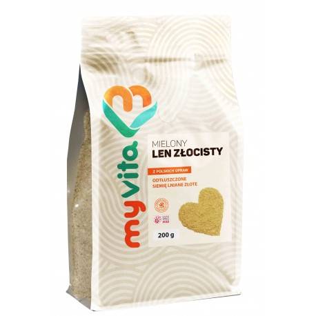 LEN ZŁOTY mielony 200g MyVita