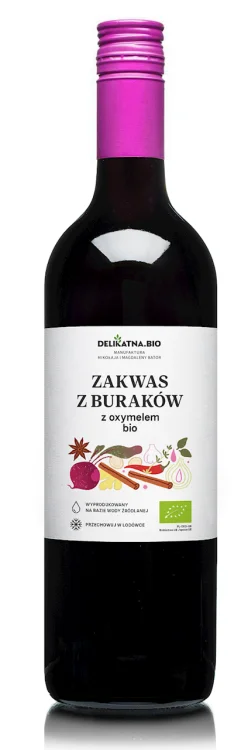 ZAKWAS Z BURAKÓW TRADYCYJNY Z OXYMELEM Bio 750 ml - Bacillus