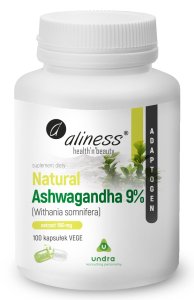 ASHWAGANDA 100 kapsułek - Medicaline Aliness