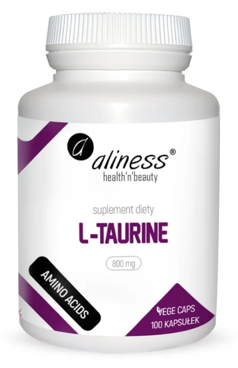 L-TAURINE 100 kapsułek - Medicaline Aliness