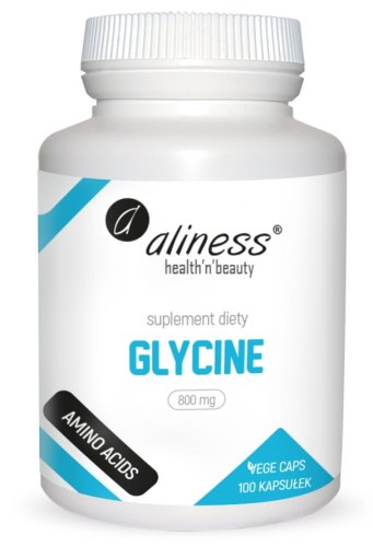 GLYCINE 100 kapsułek - Medicaline Aliness