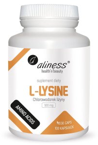L-LYSINE 100 kapsułek - Medicaline Aliness