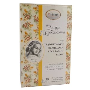 TRĄDZIK, SKÓRA 30 x 2,5 g Panna Apteczkowa Mirlek