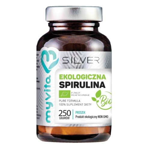 Myvita Silver Spirulina 100% Bio 250 proszek