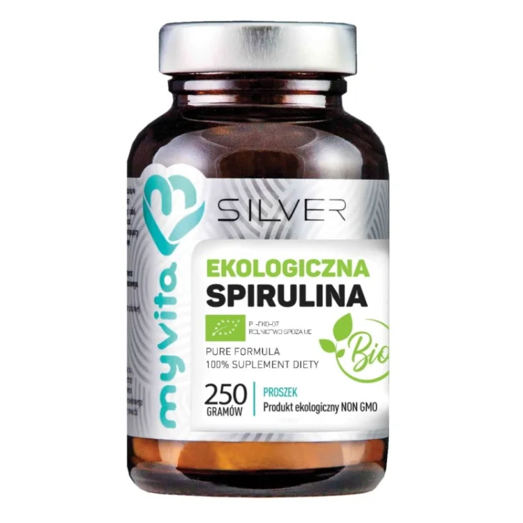 Myvita Silver Spirulina 100% Bio 250 proszek