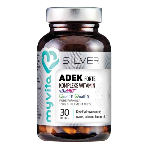 MYVITA SILVER ADEK FORTE 30 KAPS.
