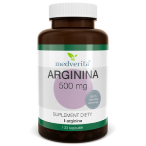 ARGININA 500 mg 100 kaps - Medverita