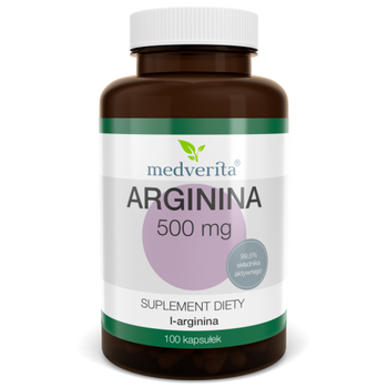 ARGININA 500 mg 100 kaps - Medverita