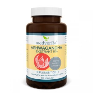 Ashwagandha Ekstrakt 9% 60 k (Witania ospała) Medwerita