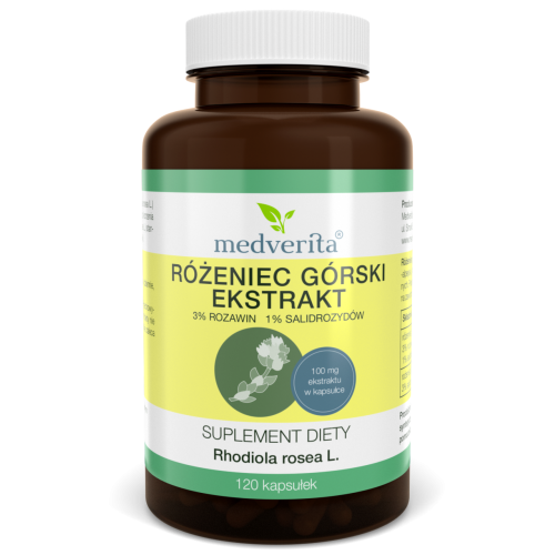 RÓŻENIEC GÓRSKI  120 kapsułek - Medverita