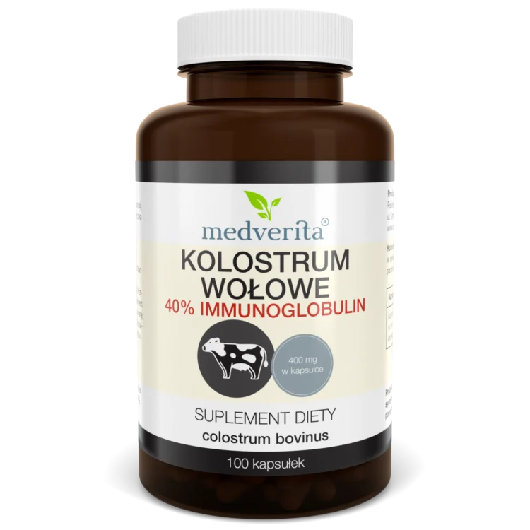 COLOSTRUM WOŁOWE 100 kasułek Medverita