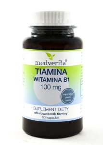 TIAMINA witamina B1  60 kapsułek  Medverita