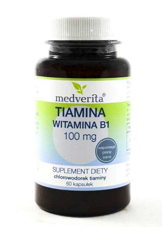 TIAMINA witamina B1  60 kapsułek  Medverita