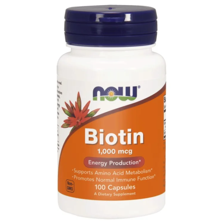 Biotyna 1000 mg 100 kap. Now Foods