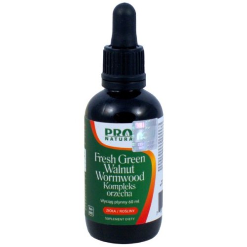 GREEN WALNUT EXTRAKT 60ml Now Foods - odrobaczanie