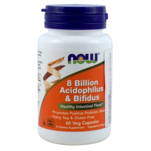 NOW FOODS 8 BILLION ACIDOPHILUS&BIFIDUS 60K