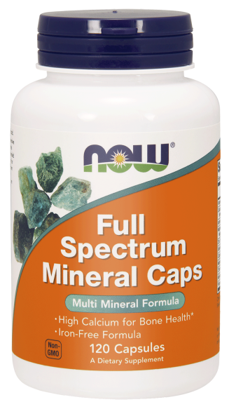 FULL SPECTRUM MINERAL CAPS 120 kaps. - Now Food