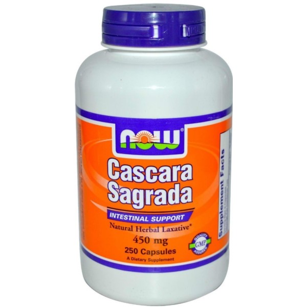 Cascara Sagrada 450Mg 250kaps Now Foods