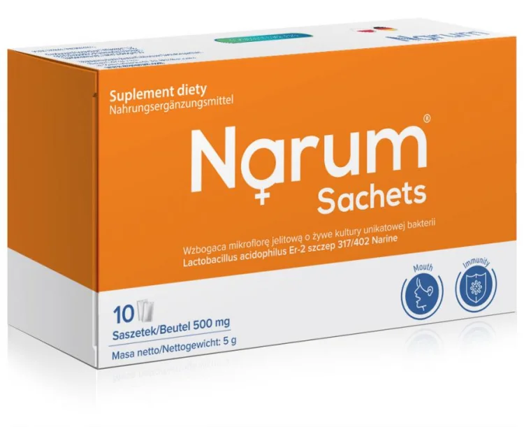 NARUM SACHETS 10 saszetek Narum (pomarańczowe)