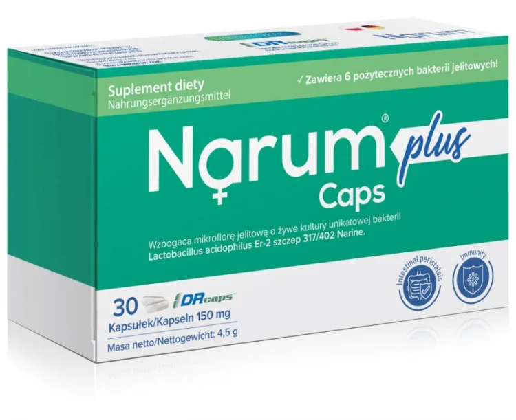 NARUM PLUS 30 kapsułki (zielone)