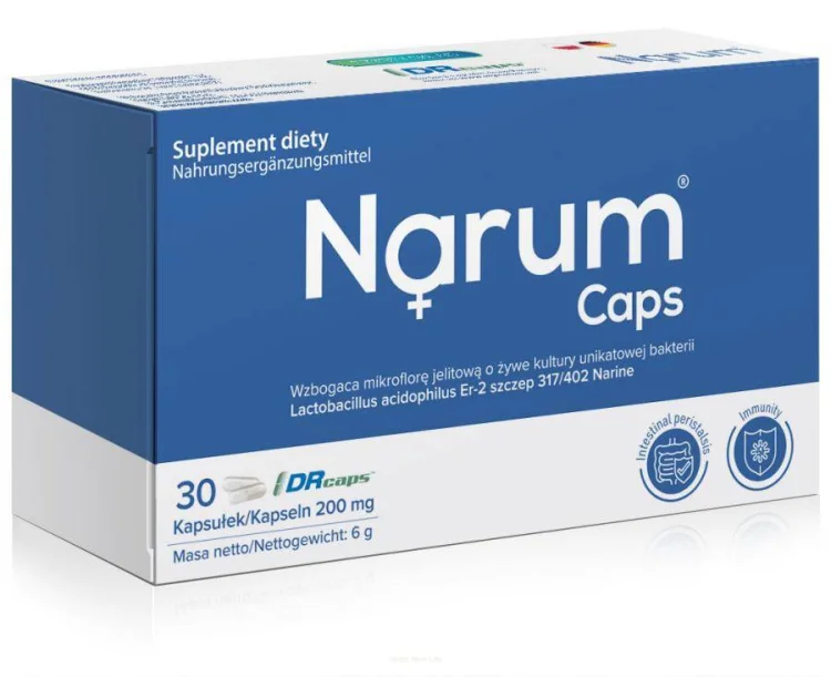 NARUM CAPS 30 kaps 200 mg Narum (ciemnoniebieskie)