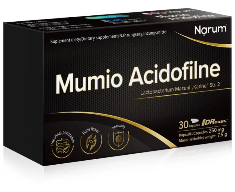 NARUM MUMIO ACIDOFILNE 30 KAPS.