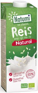 NAPÓJ RYŻOWY BEZ DODATKU CUKRÓW BEZGLUTENOWY BIO 1l - NATUMI