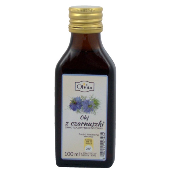 OLEJ Z CZARNUSZKI zimnotłoczony 100 ml Olvita