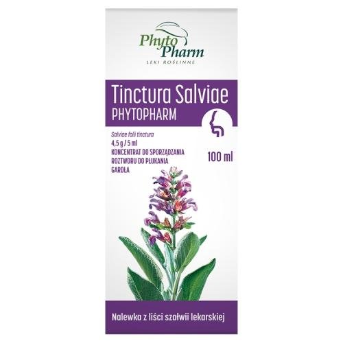 TINCTURA SALVIAE płyn 100 ml Phyto Pharm - wyciąg z szałwi OTC