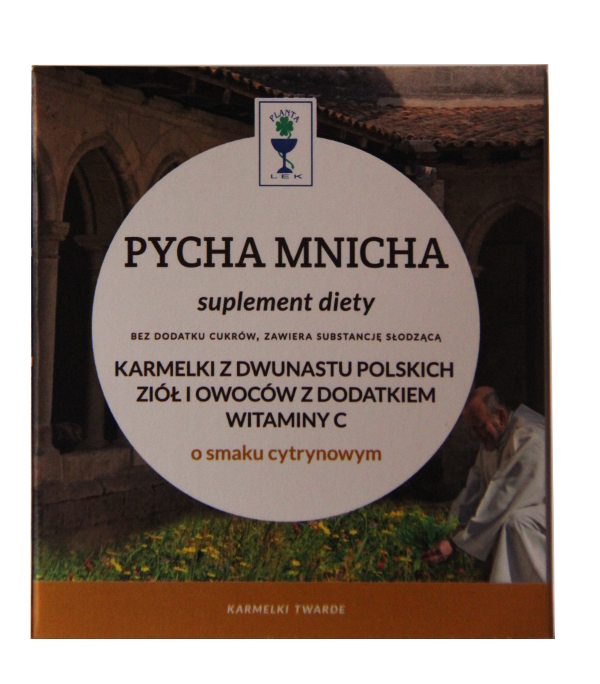 PYCHA MNICHA karmelki cytrynowe  80 g - Planta Lek  bez cukru