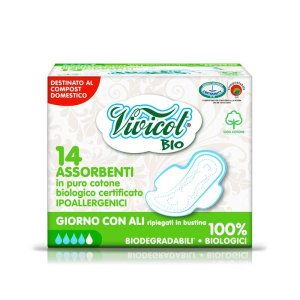 Vivicot Bio Podpaski higieniczne z bio bawełny 14szt