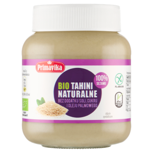 TAHINI PASTA SEZAMOWA Bezglutenowa BIO 350 g - Primavika