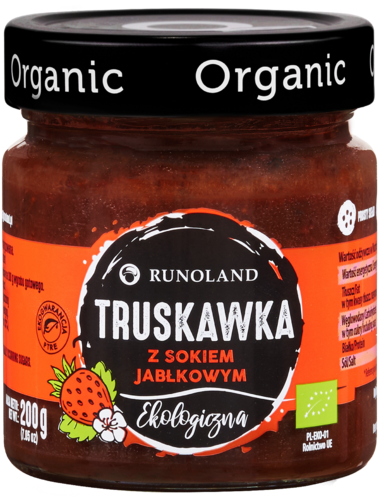 TRUSKAWKA z sokiem jabłkowym BIO 200 g - Runoland