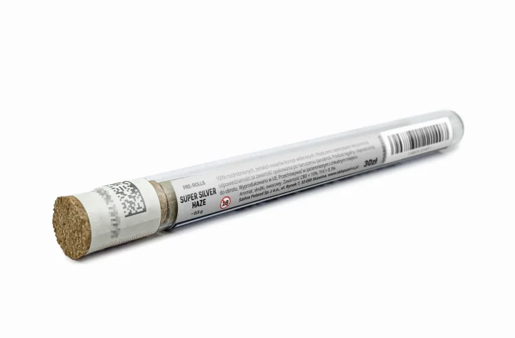 Sativa CBD SUPER SILVER HAZE Pre Rolls konopie 0,5g