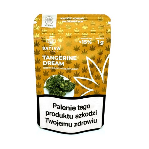 Sativa CBD TANGERINE DREAM konopie 1 g