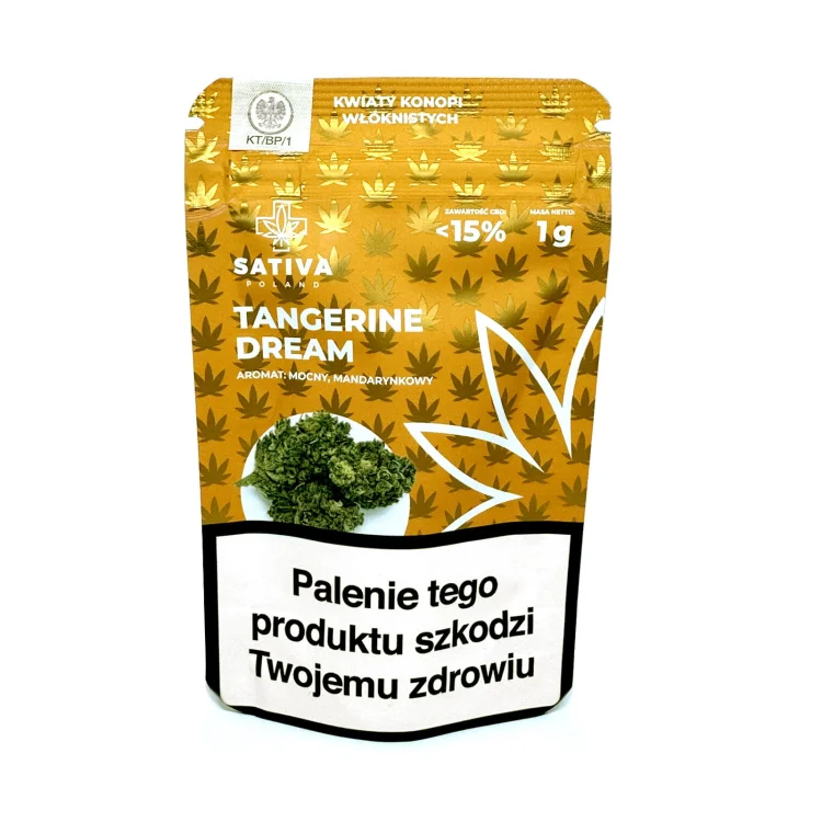 Sativa CBD TANGERINE DREAM konopie 1 g