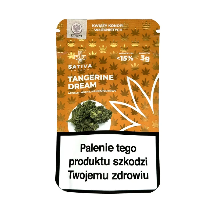 Sativa CBD TANGERINE DREAM konopie 3 g