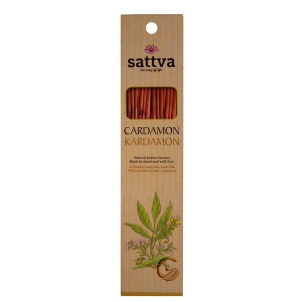 Incense Naturalne kadzidła Cardamon 30g kardamon Sattva
