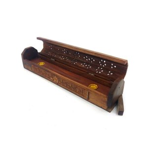 WOODEN BOX BUDDHA Sattva - Pudełko na kadzidełka